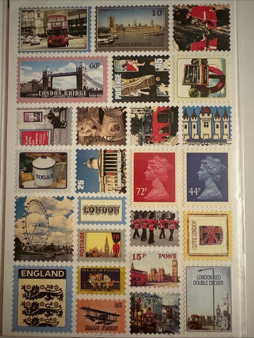 London Stamp Sticker - Picture 3 of 4